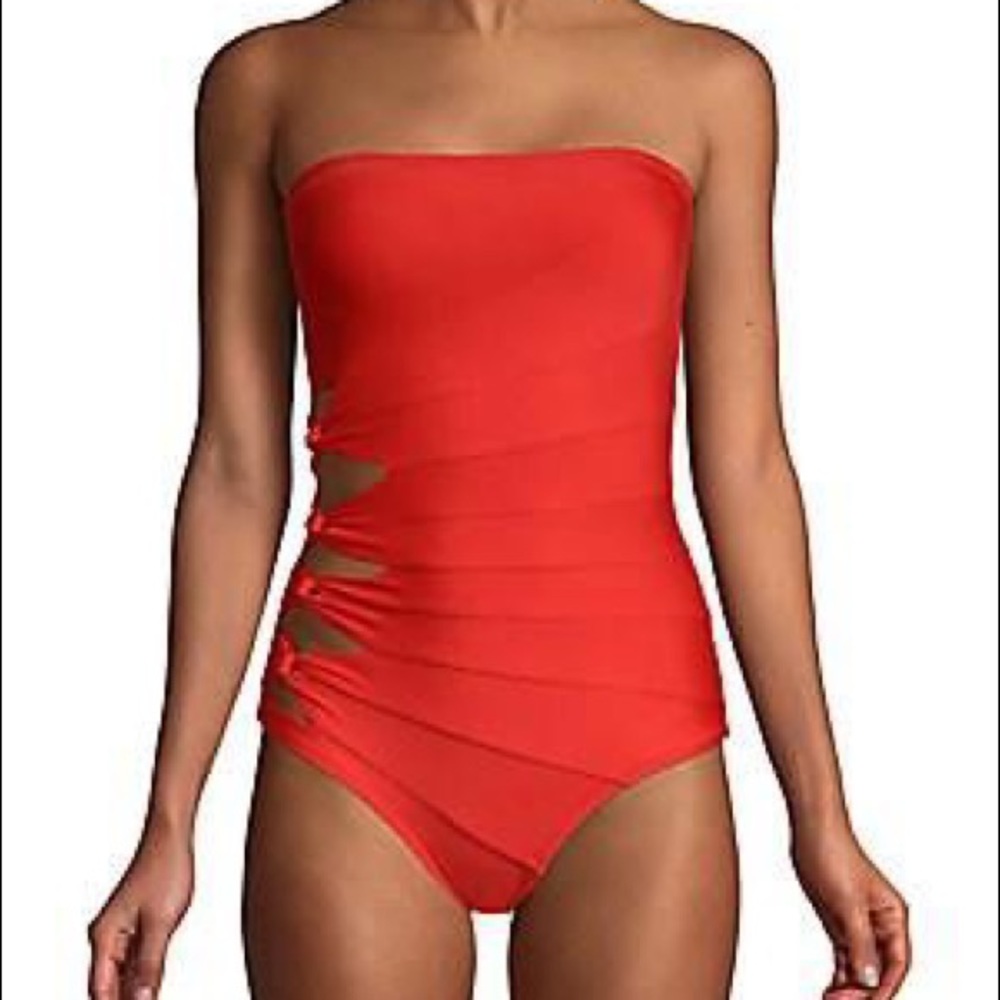 NEW One-Piece Bandeau Swimsuit